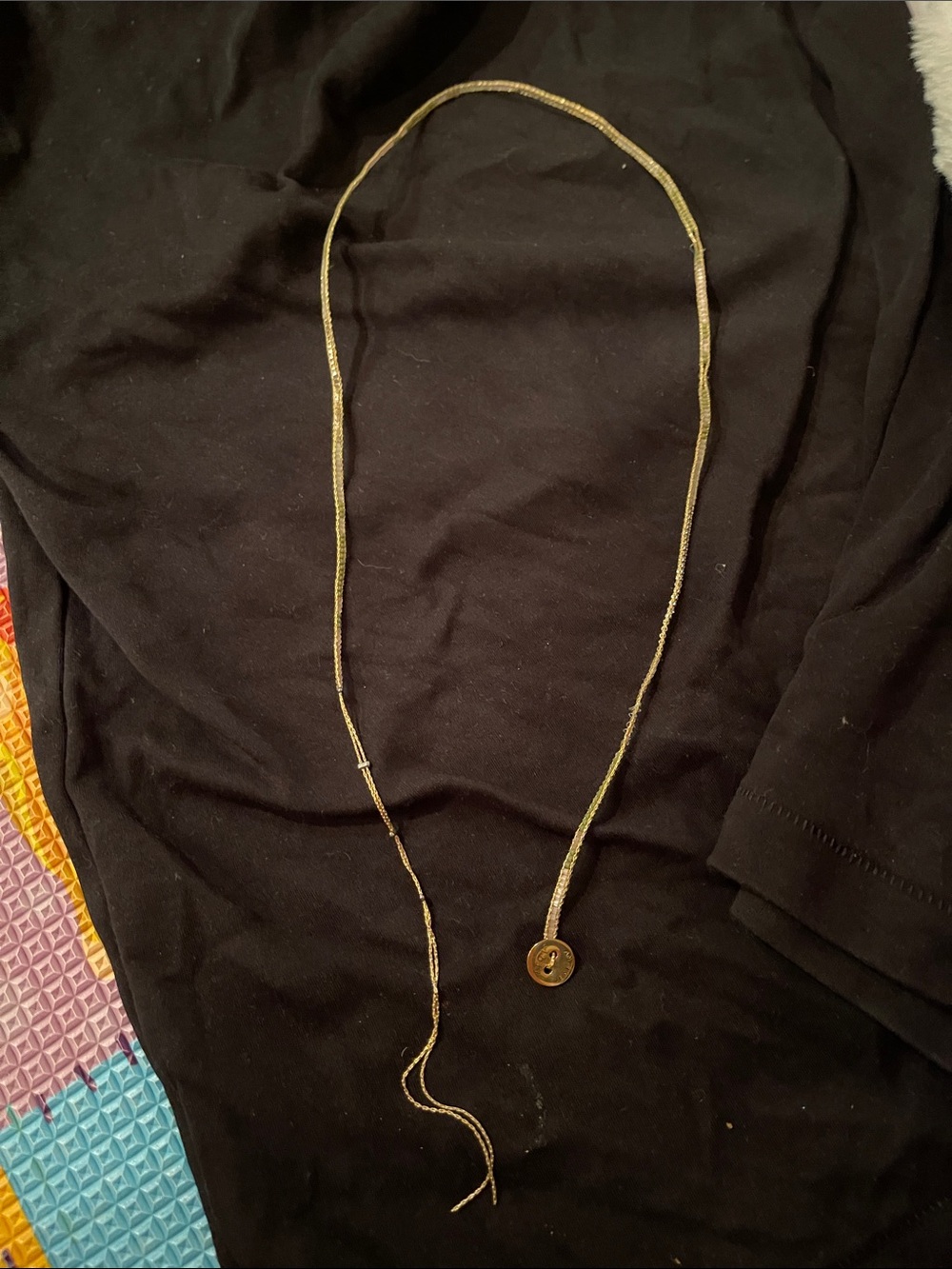 Interesting beaded chain for crafting